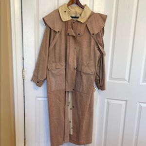 Men's Beige Long Coat